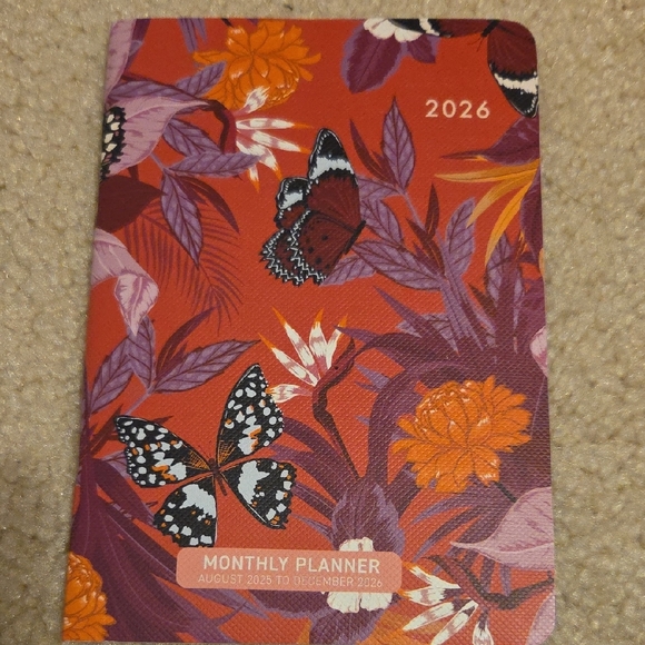 2026 Floral Butterfly Monthly Planner - Picture 2 of 5